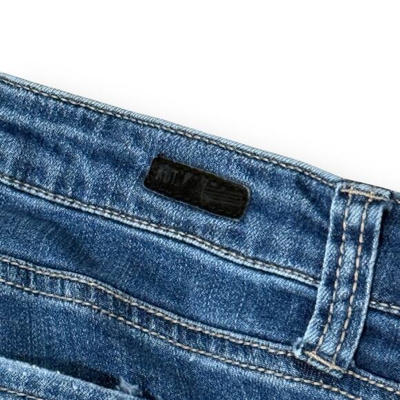 Kut From The Kloth Catherine Boyfriend Jeans Womens 18W Distressed Stretch Blue - Picture 7 of 10